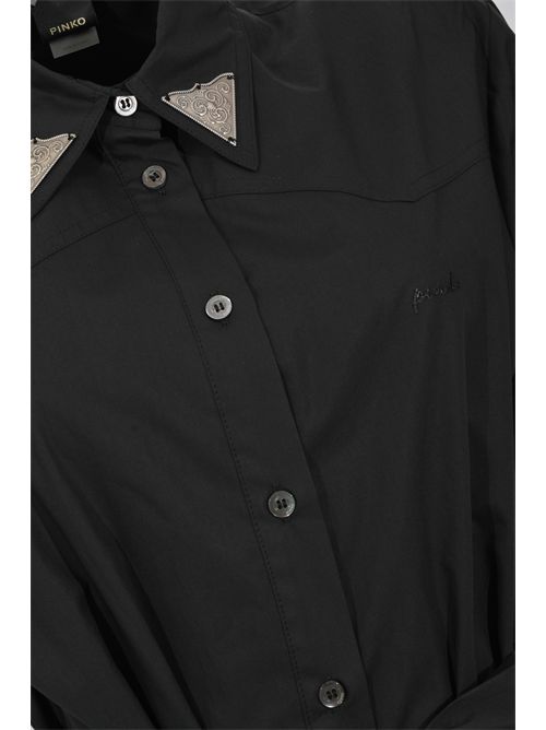 Abito Avigliano in popeline con frange PINKO | 106827 A2LDZ99